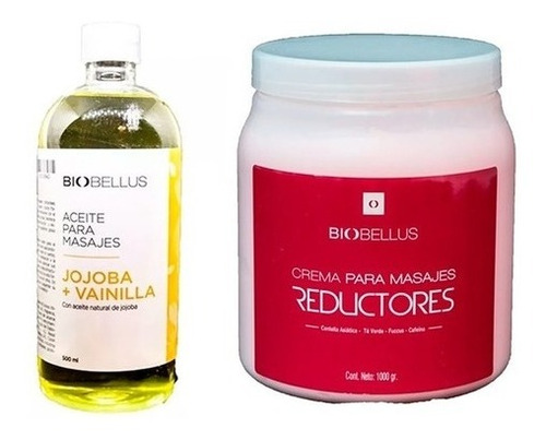 Aceite Vainilla 500ml + Crema Reductores 1k - Biobellus