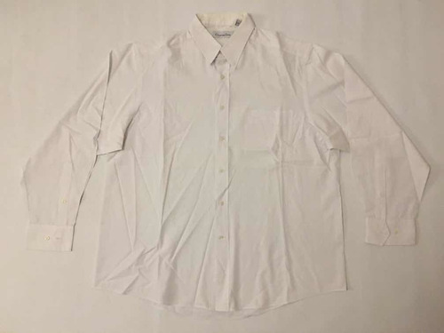 Camisa Christian Dior Vestir Blanca Talle 42 16y3/4 M/larga