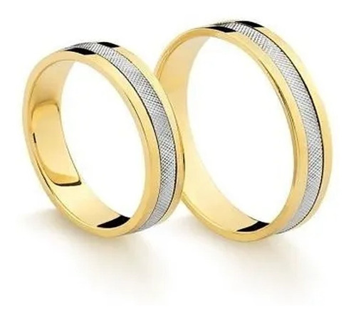 Aliança De Ouro Casamento 18k 750 Legítimo 4mm Larg.