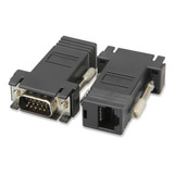 Extensor Adaptador Cabo Vídeo Vga Cabo De Rede Rj45 Até 30m