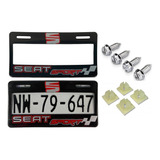 Par Marcos Portaplacas Seat Sport Leon Cupra Con Tornillos