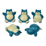 Pokémon Colección 5 Mini Figuras Snorlax En Bolsa