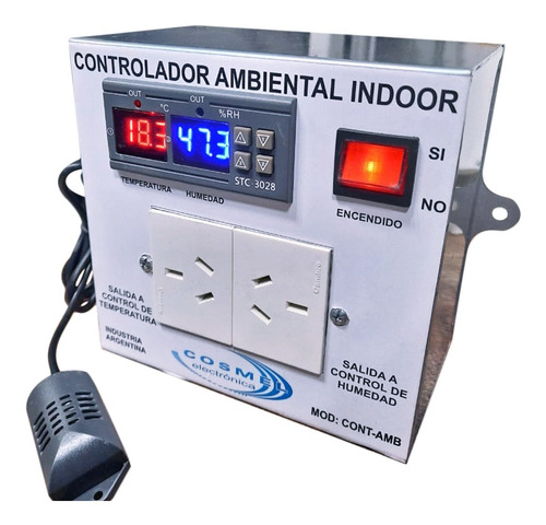 Controlador De Humedad Y Temperatura Automatizacion Indoor 