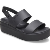 Womens Crocs Brooklyn Low Wedge