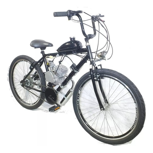 Bicicleta Motorizada Com Motor 80cc Basic Drx Bike + Farol