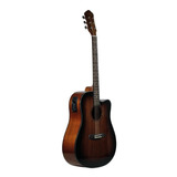 Guitarra Electroacustica Texana Sevillana Tx-200ceq Sombread