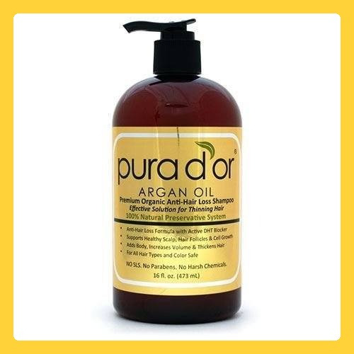Pura D'or Shampoo Anti Caída  Gold Label No Minoxdl