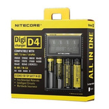 Carregador Nitecore D4 Digital Original Para Pilha Bateria  