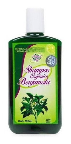 Shampoo Bergamota Crecimiento Y Anti Caida 100% Natural