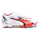 Botines Puma Ultra Match Futbol Fg Blancos