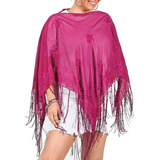 Poncho Mujer Nuevo Capa Ruana Grande #r232/242/254 Mayor