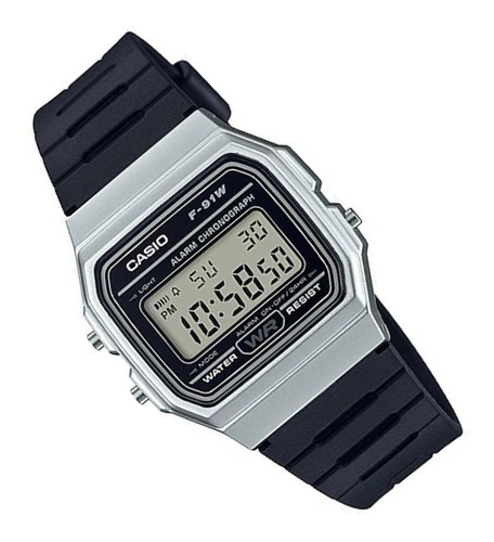 Relogio Casio Masculino Digital Prateado/preto Original 