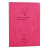Vintage Deer Figura Caso De Couro Para iPad Pro11 2022/21/20 Cor Cabeça De Veado Vintage - Rose Red
