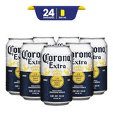 Cerveza Clara Corona Extra, 24 Latas De 355ml C/u
