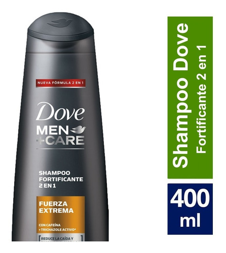 Dove Men Care Shampoo Fortificante 2en1 Fuerza Extrema 400ml