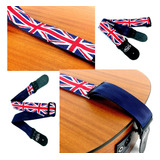 Tahali Correa Para Guitarra Bajo Bandera Inglaterra Cds