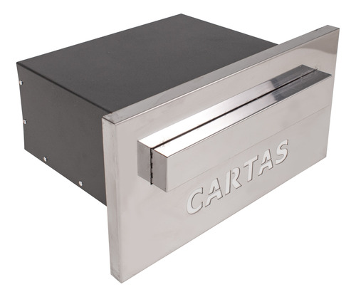 Caixa Correio Embutir Inox 20cm Profundidade Modelos Full