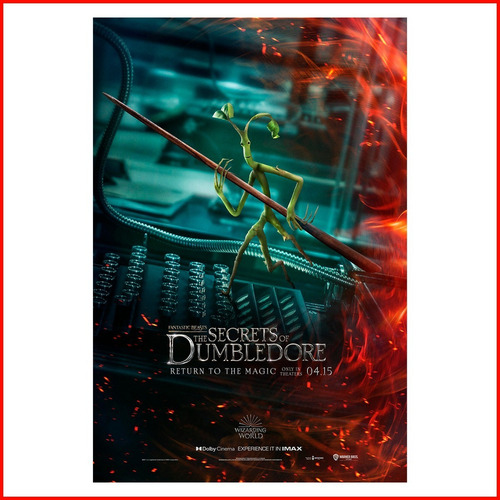 Poster Película Los Secretos De Dumbledore #25 - 40x60cm