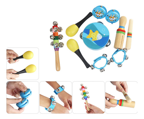 Instrumento De Percusión Guiro Toddlers Kids Children Musica