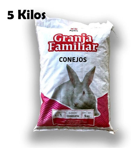 Alimento Para Conejos Conejina Saco 5 Kilos Purina Pellets