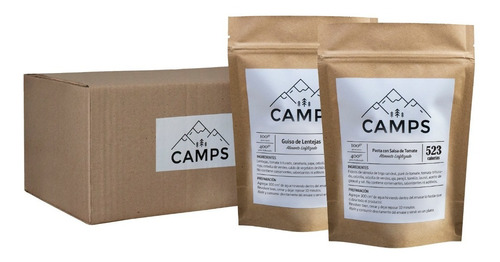 Comida Liofilizada Camps Foods - Mix X3 Unidades