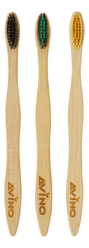 Avino Cepillos De Dientes De Madera De Bambú Natural Ecológi