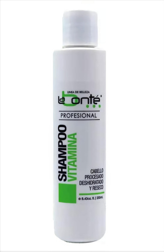 Shampoo Vitamina 250ml La Bonté + Envío Gratis