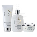 Kit Shampoo+ Acond+ Masc Illuminating Alfaparf Semi Di Lino