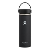 Botella Unisex 20 Oz. Wide Mouth Negro Hydroflask