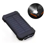 Portas Usb De Banco De Energia Solar Impermeável 20000mah