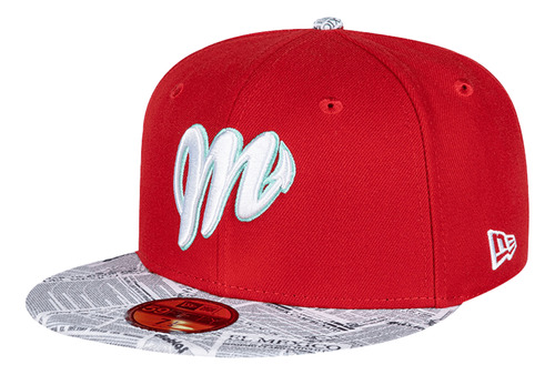 Gorra New Era 5950 Diablos Histórico Unisex Rojo