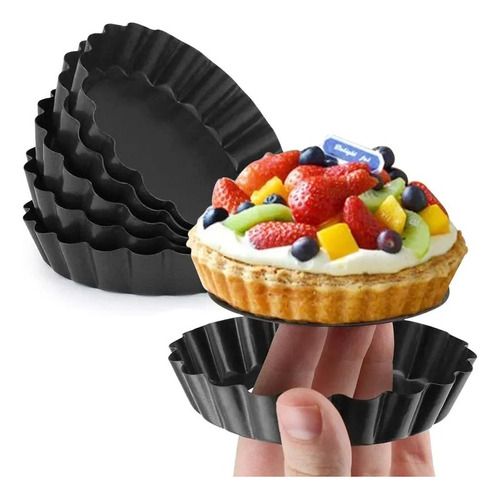 Set De 10 Moldes Pie De Limón Tartaleta Kuchen 10cm