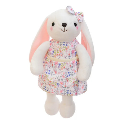 Peluche Conejo Vestido 42 Cm De Peluche Suave White | Envío gratis