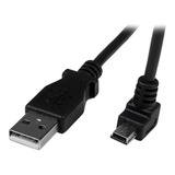 Cable Adaptador 2m Usb A Macho A Mini Usb B Macho Acodado