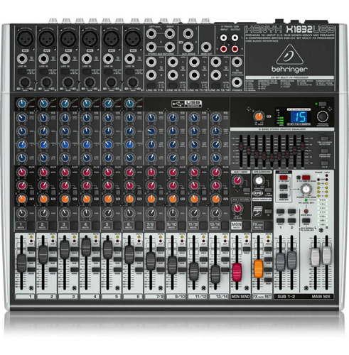 Mixer Behringer X1832usb Consola Pasiva Mezclador Usb Xenyx