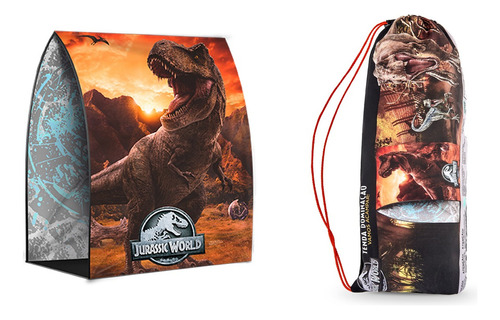 Barraca Tenda Dinossauro Jurassic World Mochila Mattel Pupee