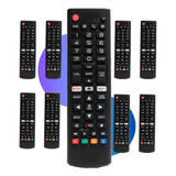 Atacado 10 Controle Remoto Compativel Universal Tv LG Smart 