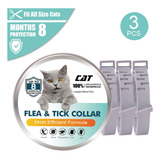 Collar Para Prevenir Pulgas Y Gatos Para Gatos Mayores, Paqu