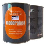 Adhesivo Contacto Cemento Maderplast 1lt P/ Aparar Calzado