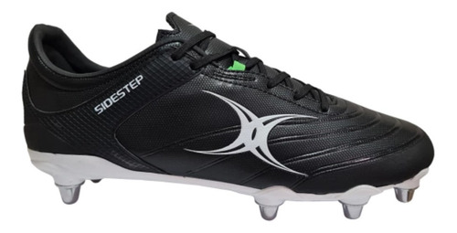 Botines De Rugby Gilbert Side Step Vx15 Negros 8 Tapones