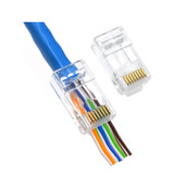 Conectores Smiton Rj45 Cat6 8 End Step