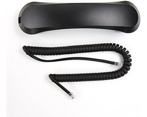 Handset Receiver With Curly Cord Black For Avaya Ip Off...