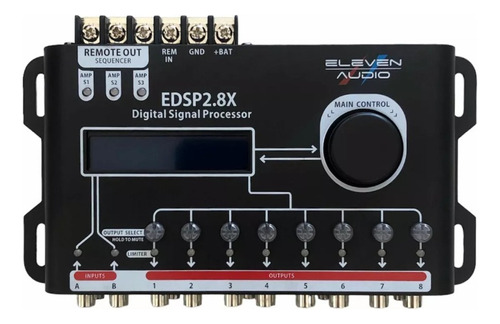 Procesador Digital Dsp 8 Ch Eleven Audio Edsp2.8x