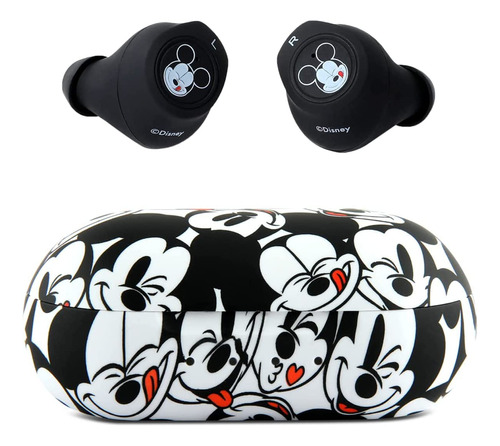 Disney Mickey Mouse - Auriculares Bluetooth Con Funda De