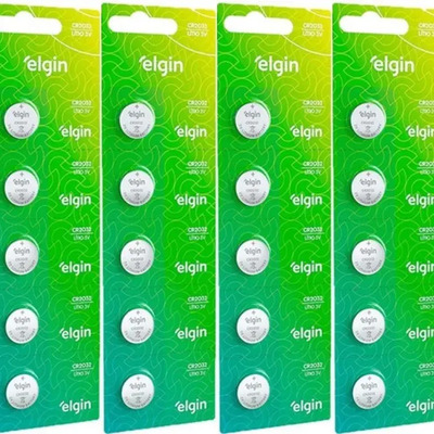 20 Baterias Pilhas Elgin Cr2032 Balança Digital Chave | MercadoLivre