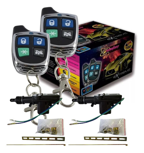 Alarma Auto Extreme Quantum Carros Combo Con 2 Actuadores