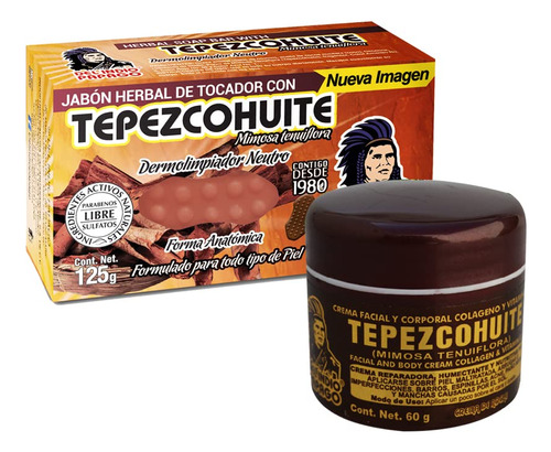 Del Indio Papago Tepezcohuite Crema Facial Nocturna Para La