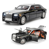Rolls Royce Phantom Miniatura Metal Con Luces Y Sonido 1/18