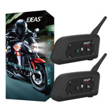 Intercomunicador Casco De Moto Ejeas V6pro Duo (2 Intercom)