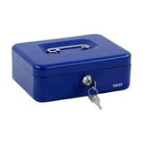 Cofre De Valores Cash Box Sr-8822 Con Llave 20 X 15 X 8 Cm